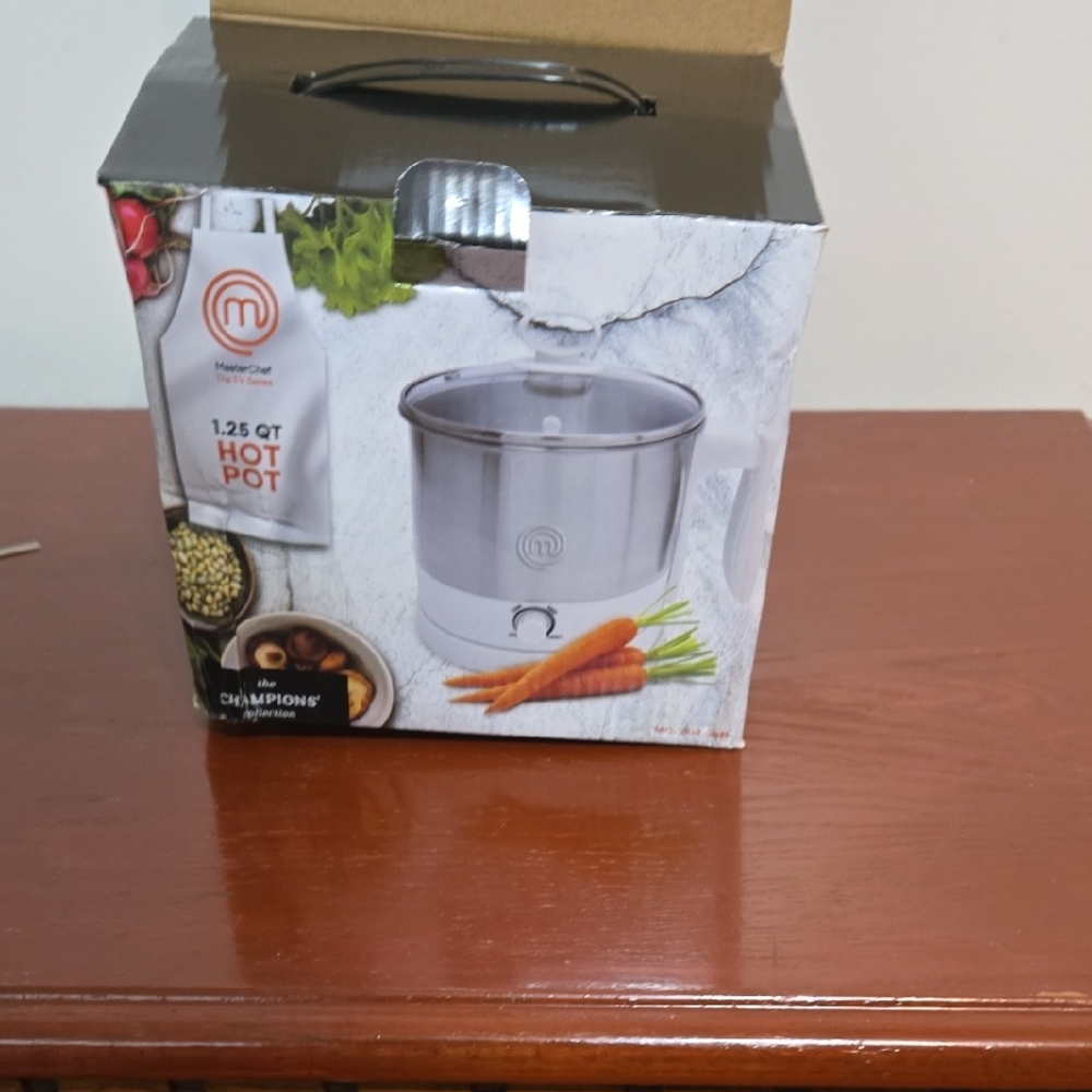 Electric Hot Pot with Stainless Steel Finish